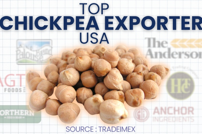 Top 10 Chickpea Exporters in the USA