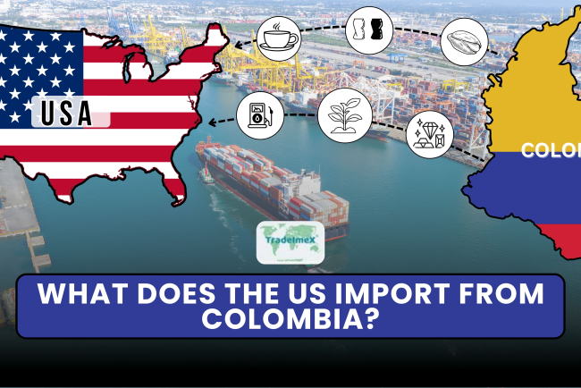 What does the US import from Colombia?