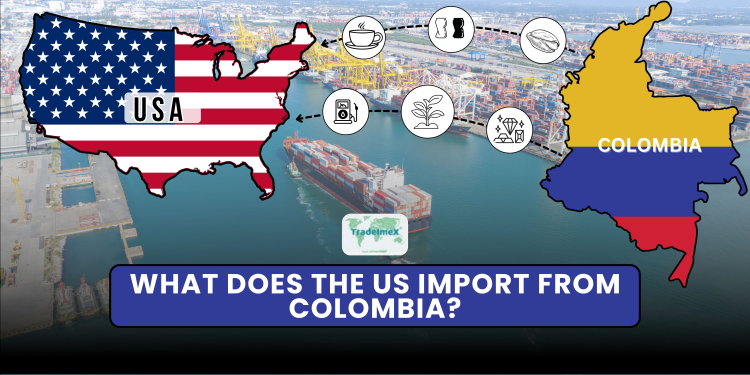 What does the US import from Colombia?