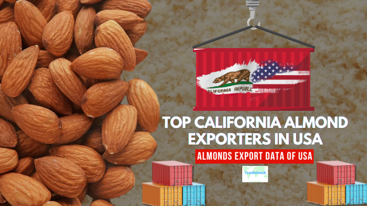 Top California Almond Exporters in USA: Almonds Export Data of USA