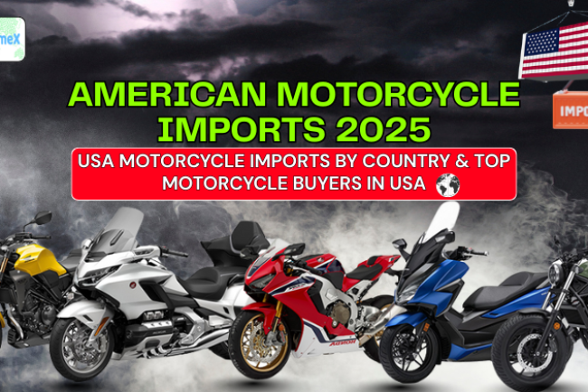 American Motorcycle Imports 2025: USA Motorcycle Imports by Country & Top Motorcycle Buyers in USA