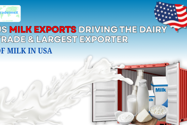 US Milk Exports Driving the Dairy Trade & Largest Exporter of Milk in USA 