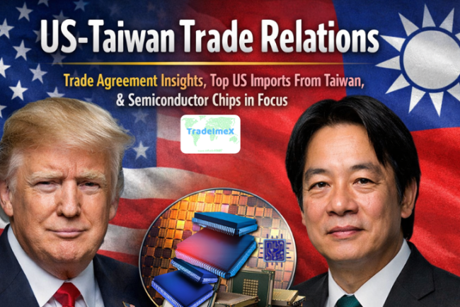 US-Taiwan Trade Relations: Trade Agreement Insights, Top US Imports From Taiwan, & Semiconductor Chips in Focus