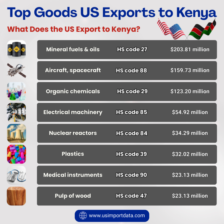 What Does the US Export to Kenya