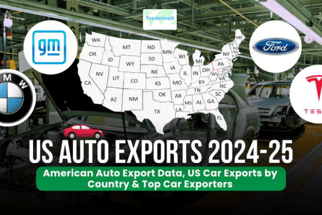 US Auto Exports 2024-25: American Auto Export Data, US Car Exports by Country & Top Car Exporters