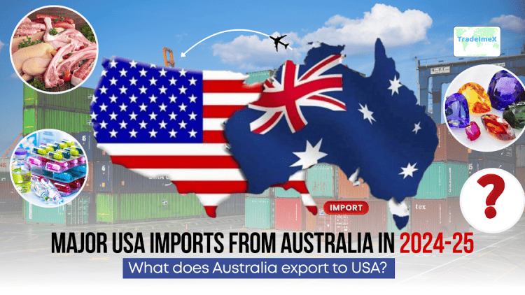 What does Australia export to USA? Major US Imports from Australia